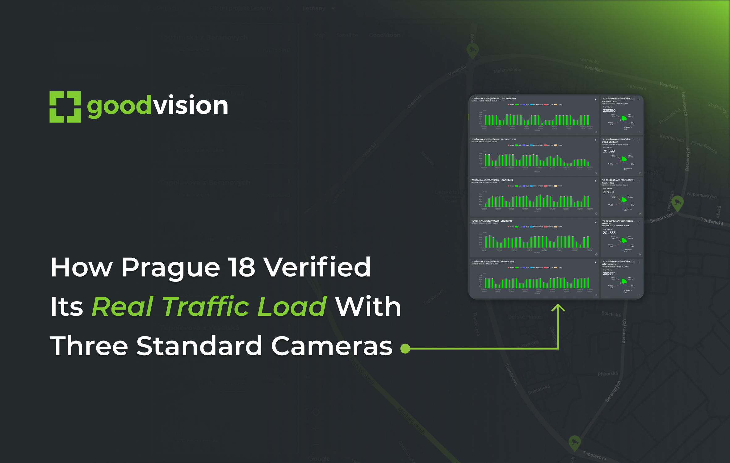 How Prague 18 Verified Its Real Traffic Load With Three Standard Cameras